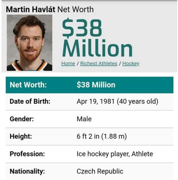 Martin Havlát Net Worth | Celebrity Net Worth