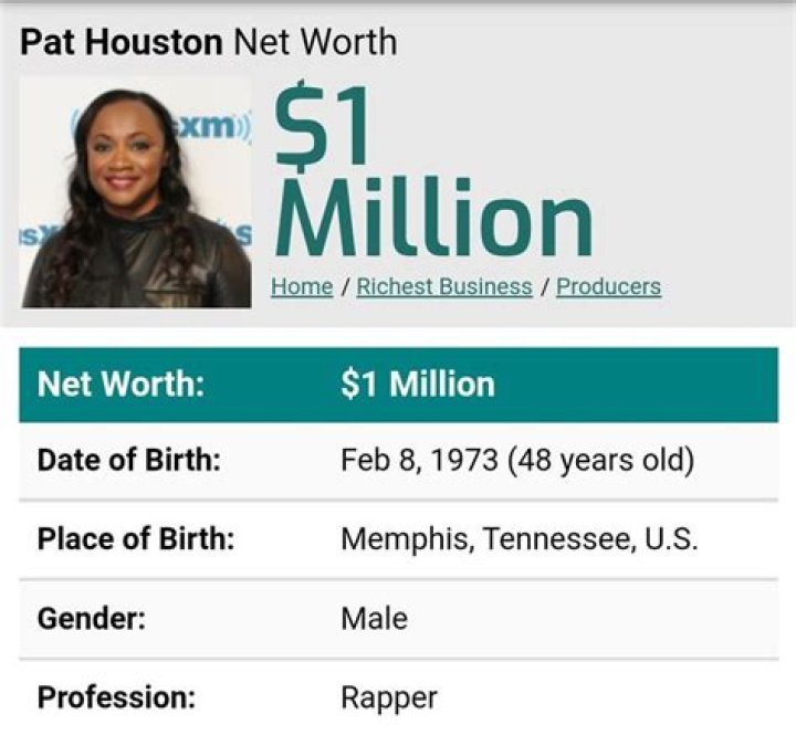 Pat Houston Net Worth | Celebrity Net Worth