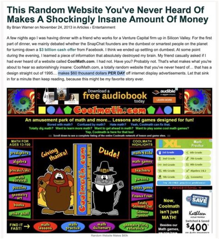 This Random Website You've Never Heard Of Makes A Shockingly Insane Amount Of Money